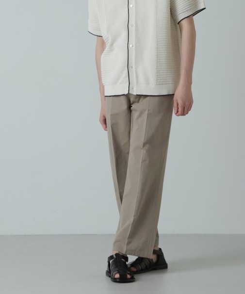 AB.コットン／ラミーネップシャンブレーパンツ(セットアップ可)