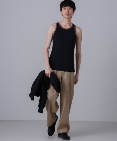 「NJ／CLUB」PARKSTOCK MILLER別注 パネルリブタンクトップ