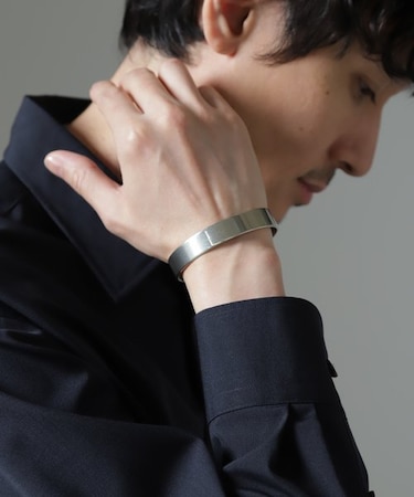 「NU jewelry」ジャーマンシルバーナローバングル