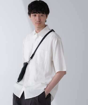 アンチスメルリネンシャツ 半袖