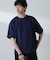 ジャガードフェイクレイヤードTシャツ 半袖
