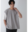 フェイクレイヤードリラックスTシャツ 半袖