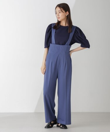 サス付きハイウエストパンツ