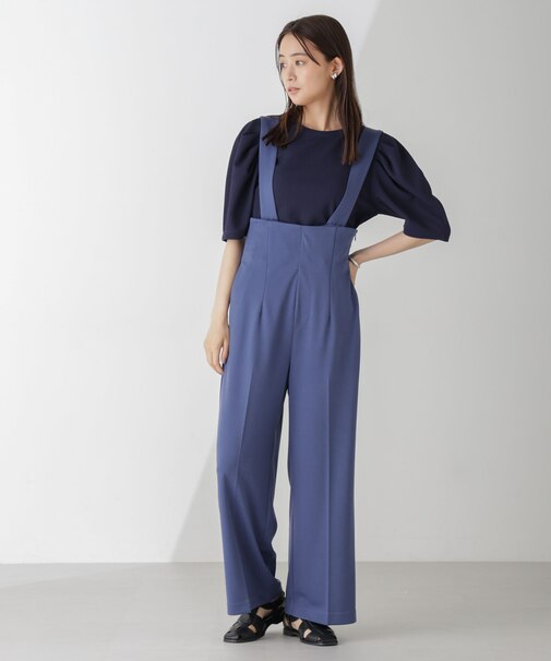 サス付きハイウエストパンツ