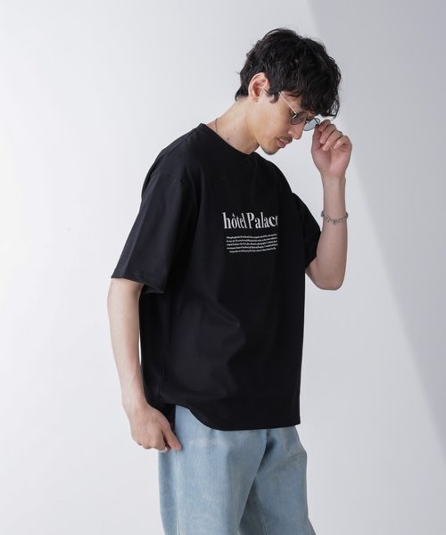 HOTEL PALACE(オテルパラス)」COVEROSS(R) ブランドロゴTシャツ