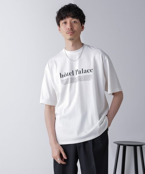 HOTEL PALACE(オテルパラス)」COVEROSS(R) ブランドロゴTシャツ