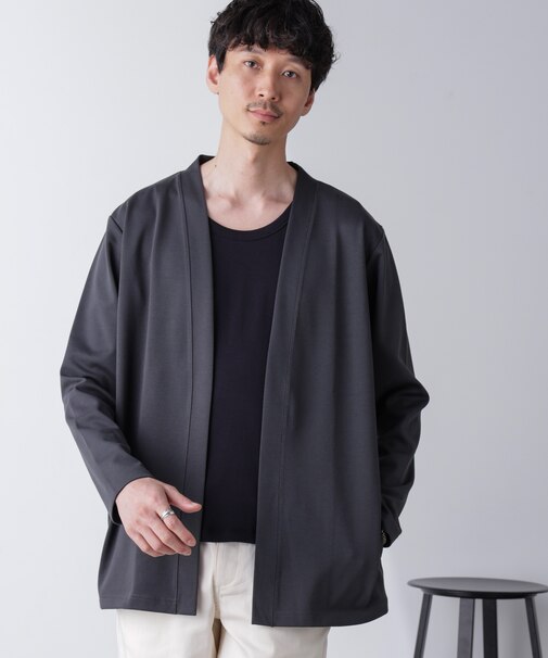 ダブルジャージー着流しカーディガン 24AW