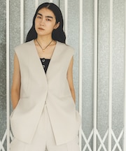 イージーケアダブルクロス ジレ(セットアップ可)