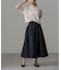 ランダムタックフレアスカート