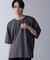 ルーズネックビッグTシャツ 半袖