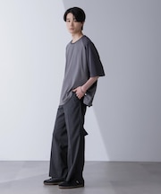 ワイドシルエットラグランTシャツ 半袖