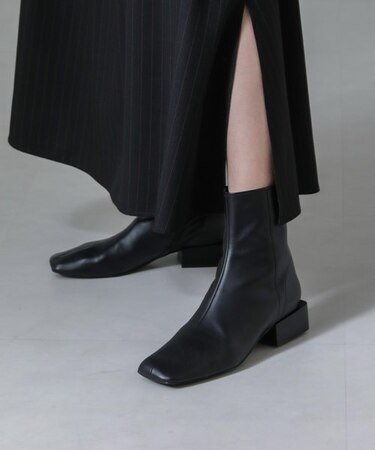 Azur/ローヒールショートブーツ