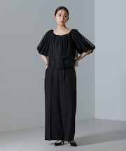 troisiemechaco／TULLE DOUBLECLOTH セットアップパンツ