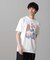 「Toyameg」modern academic FLOWER Tシャツ