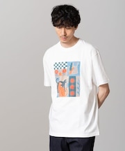 ｢Toyameg｣modern academic TILE Tシャツ