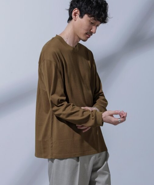 Anti Soaked(R) 汗染み防止 ビッグTシャツ 長袖