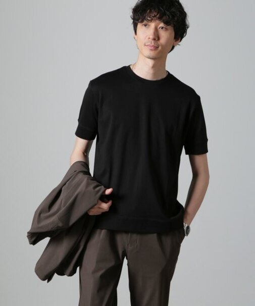 「FORMAL JERSEY」クルーネックカットソー半袖