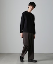 アンチスメルクルーネックTシャツ 長袖