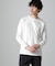 アンチスメルクルーネックTシャツ 長袖