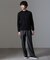 ｢FORMAL JERSEY｣モックネックカットソー長袖
