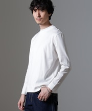 ｢FORMAL JERSEY｣モックネックカットソー長袖