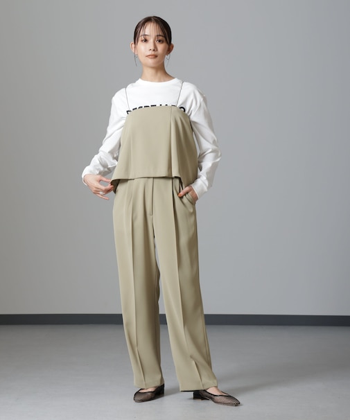 ベアトップキャミセットパンツ