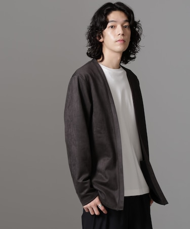 フェイクスエードトッパーカーディガン 24AW