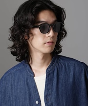 ウエリントン型スモークサングラス