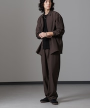 ストレッチワイドイージーパンツ(セットアップ可)