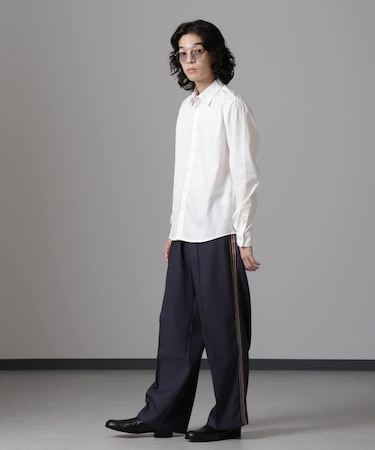 スタンダードレギュラーカラーシャツ／長袖