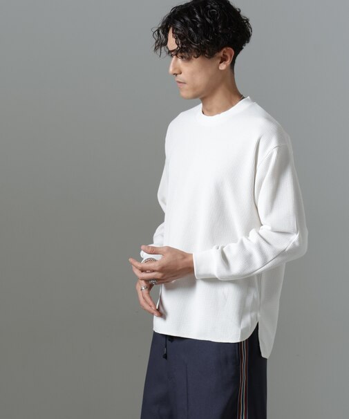 テクノワッフル ロングスリーブTシャツ