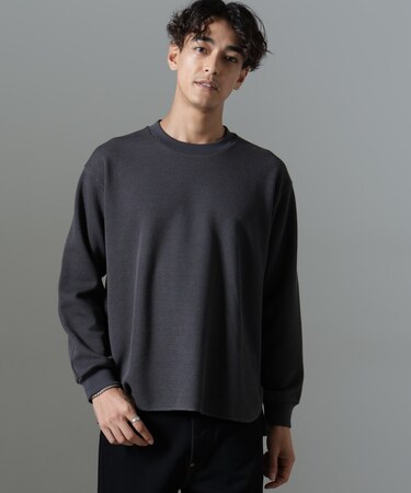 テクノワッフル ロングスリーブTシャツ