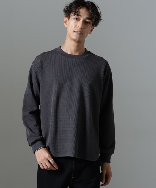 テクノワッフル ロングスリーブTシャツ