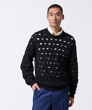 「ASSEMBLANC」リリーヤーンアイレットケーブルプルオーバー