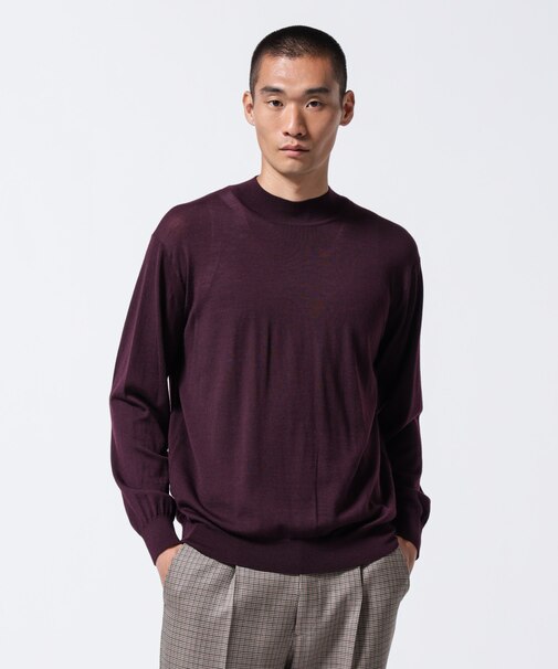 「ASSEMBLANC」BRISBANEベンチレーションモックネックプルオーバー