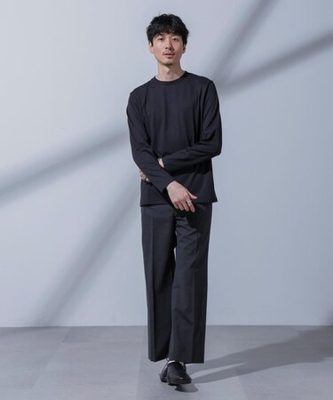 Anti Soaked(R)汗染み防止 クルーネックTシャツ 長袖