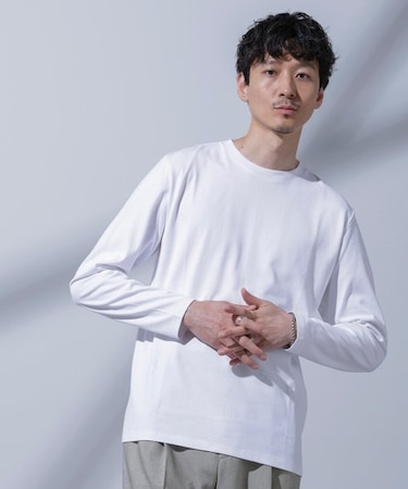 Anti Soaked(R)汗染み防止 クルーネックTシャツ 長袖