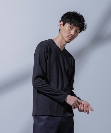 Anti Soaked(R)  汗染み防止 VネックTシャツ