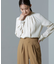 スタンドバイカラージョーゼットタックブラウス 24AW