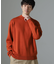 タスマニアミックス ミラノリブリラックスモックネックニット