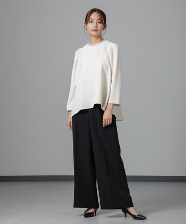 troisiemechaco／ダブルクロス 2WAY セットアップパンツ