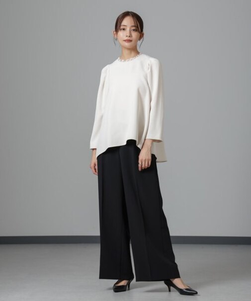 troisiemechaco／ダブルクロス 2WAY セットアップパンツ