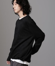 フェイクスエードプルオーバー 長袖