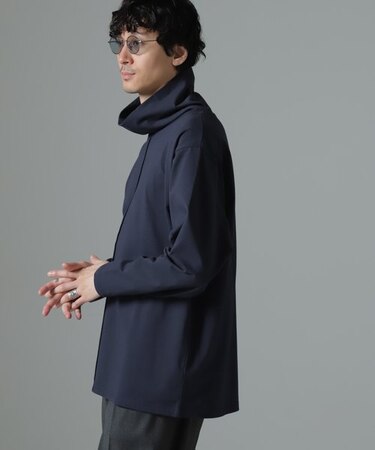 WEB限定／ボリュームハイネックプルオーバー 長袖