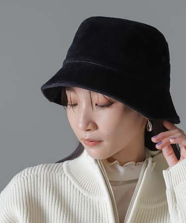 Healthknit／別注コーデュロイバケットハット