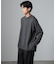 WEB限定／ストレッチテレコモックネックプルオーバー 長袖