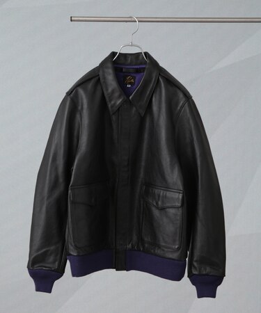 Needles／A-2 Jacket - Cowhide Lthr.