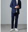 ｢N TROUSERS PREMIUM｣RENURウール混洗えるサキソニーパンツ(セットアップ可)