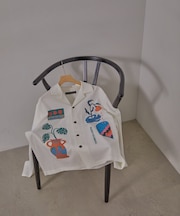 ｢Toyameg｣modern academic オールインプリントブルゾン