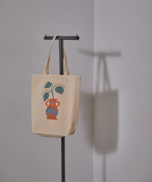 ｢Toyameg｣modern academic "POTTERY"トートバッグ